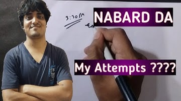 My Attempts + Exam Review | Nabard Development Assistant | Self Given Analysis #nabard #sbiclerk