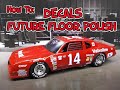 Chevy Monte Carlo AJ Foyt 1/24 NASCAR Scale Model Kit Decals Future Floor Polish Tutorial G Body