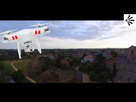 ? Ballade en drone sur Parthenay