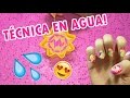 Decoración de uñas en agua - Paso a paso ♥