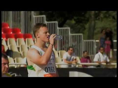 Athletics - Jayden Sawyer - men's shot put F38 final - 2013 IPC Athletics World C...