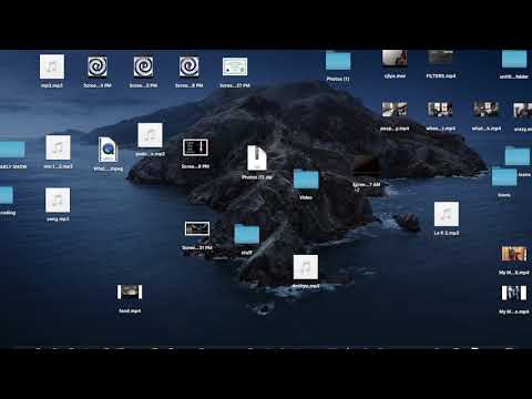 Remove icons from mac desktop