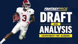 Calvin Ridley 2018 NFL Draft Analysis