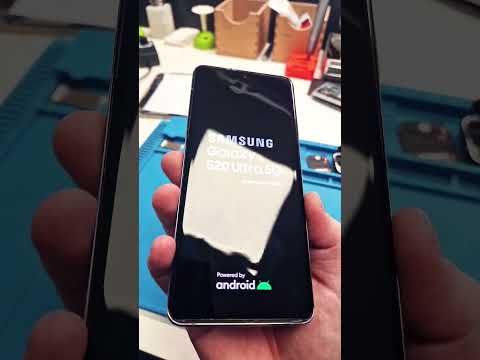 🫨Galaxy S20 Ultra glass removed perfectly (soft OLED) #shorts