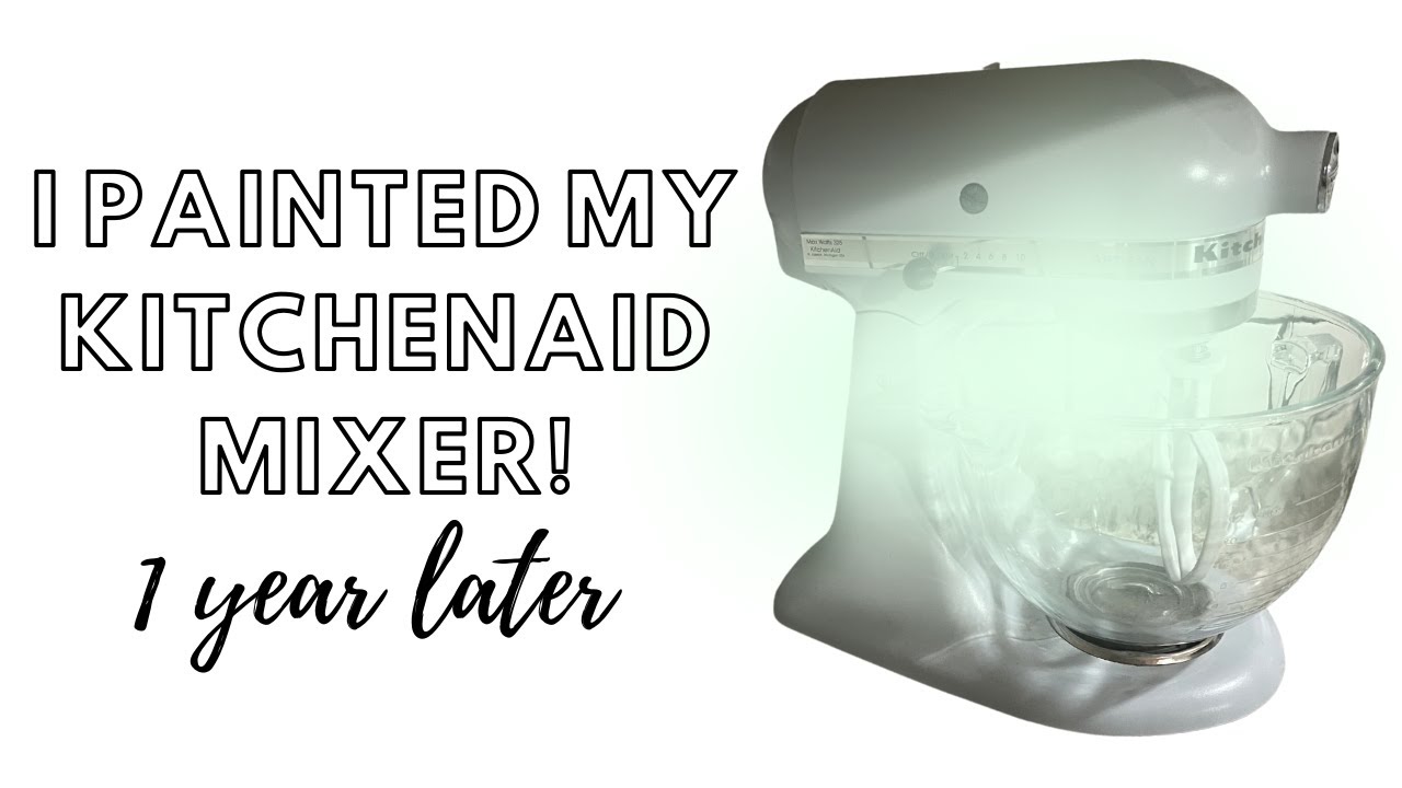 How to paint your Kitchenaid mixer! – oh yay studio – Color + Painting +  Making + Everyday celebrating