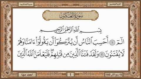 سورة العنكبوت بصوت الشيخ حسن صالح 029