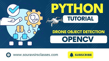 Drone-objectdetectie in OpenCV Python | AI Vision #OpenCV #Python #DroneAI #ObjectDetection