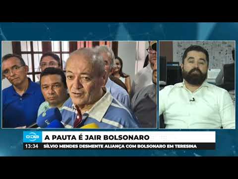 Sílvio Mendes desmente aliança com Bolsonaro em Teresina 17 04 2024