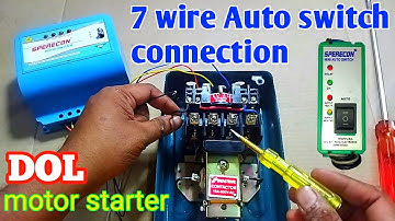 ▶️ Aansluiting automatische schakelaar motorstarter/7-draads automatische schakelaar/Kaise Kare-a...