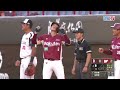 05/17 樂天 VS 味全 八局上，味全傳球發生失誤，讓樂天有機可趁攻佔得點圈，但無法延續打線，留下殘壘