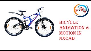 Bicycle NXCAD Animation || nx motion simulation || nx 11 motion simulation tutorial ||