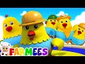 năm con gà béo nghịch ngợm | Five Naughty Fat Hens | nhac thieu nhi hay nhất | Farmees Vietnam