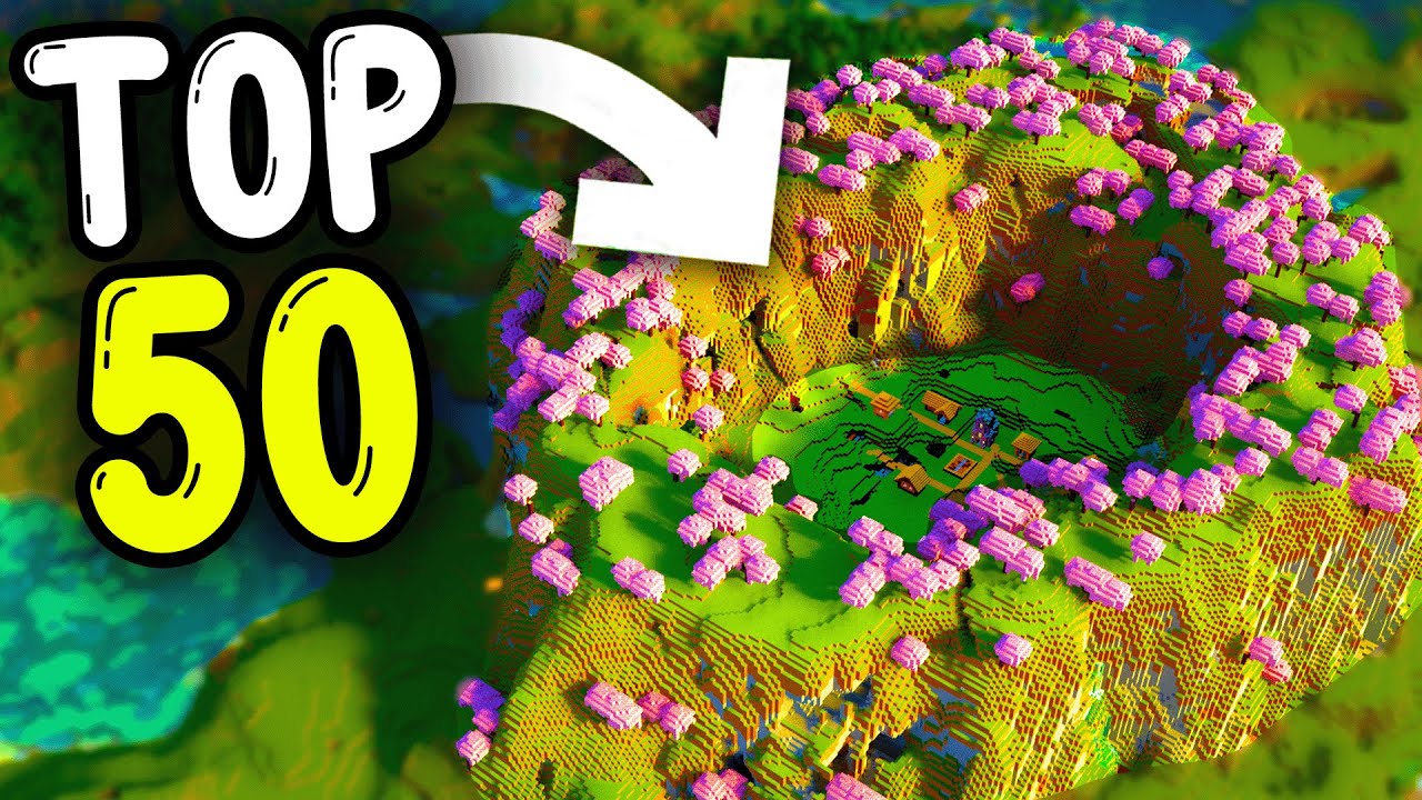 TOP 50 NEW SEEDS In Minecraft Bedrock 1.21+! - YouTube