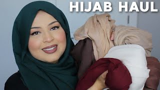 VEILED COLLECTION HIJAB TRY ON HAUL! | MODAL HIJABS & RAYON HIJABS | BROWNS, BEIGES, TAUPES & MORE! screenshot 5