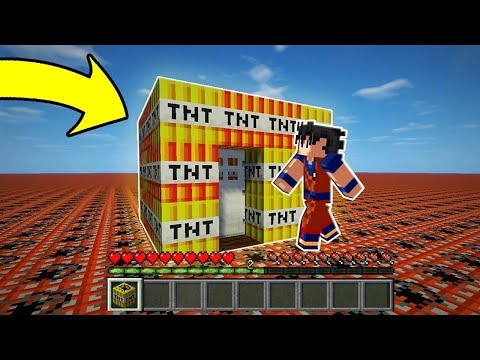 CASA DE TNT MAIS PERIGOSA NA DIMENSÃO SECRETA DO MINECRAFT!!