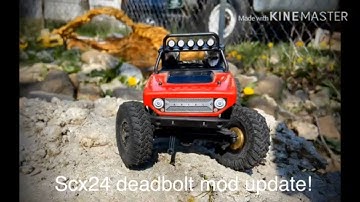 Scx24 deadbolt mod update!