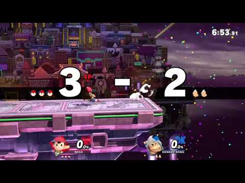 ネス対ドンキー-横Ｂ 空前 上スマ | 【スマブラSP】