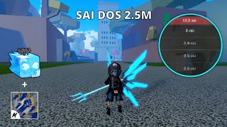 usei o MELHOR combo de ICE para SAIR dos 2.5M de BOUNTY no MOBILE rumo aos 30M - BLOX FRUITS