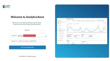 How to create your Analytics4now report (BigQuery Version)