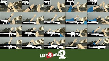 Left 4 Dead 2 รีวิว Mod Invisible Weapons (Weapons Reload Animations)
