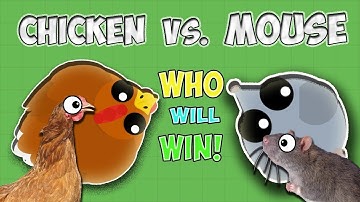 Mope.io CHICKEN VS MOUSE WHO WOULD WIN!? ARE THEY TOO OVERPOWERED? Mopeio Funny & Awesome Moments!!