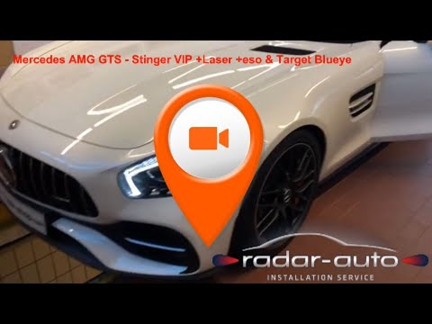 Mercedes Amg Gts Radarwarner Radar Detector Detecteur De Radar Youtube