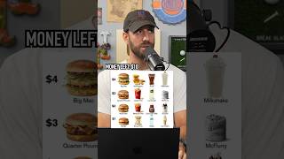 $10 To Build Your Perfect McDonald’s Meal! How’d He Do? #shorts #meal #mcdonalds #food #milk