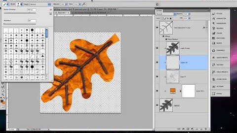 Digital Scrapbook Tutorial - Designer: CU Falling Leaves - Recoloring.mp4