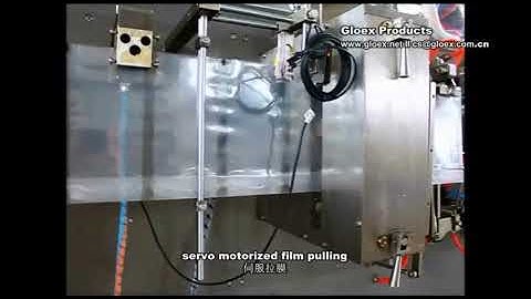 VD217C Horizontal Form Fill Seal Machine+Water+Doypack+All process demo