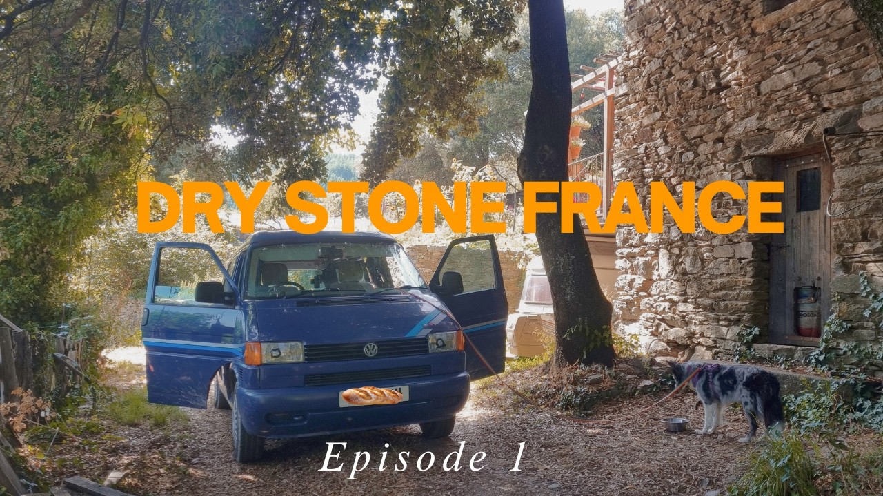I drove my Campervan 1000 miles to build a wall in the French mountains (Ep 1/3)