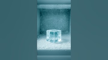 Why Are Some Ice Cubes Cloudy While Others Are Clear? #facts #tiktokeffects #shortsindia