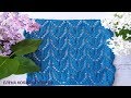 Красивый летний ажурный узор спицами /Beautiful summer openwork pattern with needles