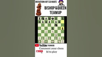 variation 4 of scholars mate. subscribe for more videos #chess #bobbyfisher#mikhailtal#chotaalivlogs
