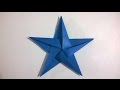 Cómo hacer una Estrella de Papel de 5 Puntas - origami paper star