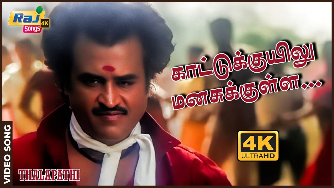 காட்டுக்குயிலு மனசுக்குள்ள பாட்டுக்.....| Video song | Rajinikanth | Shobana | Nagesh | Raj 4K Songs