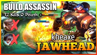  12 KILLS UNSTOPPABLE JAWHEAD + BEST BUILD AND EMBLEM GAMEPLAY BY kheaxe