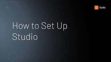 Hoe je Studio instelt • Hudl Studio