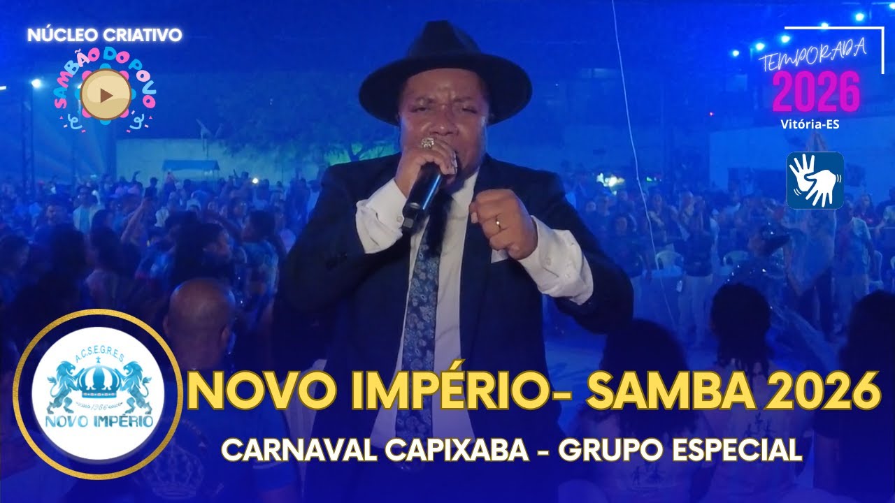 CLIPE: NOVO IMPÉRIO / SAMBA 2026 / AO VIVO