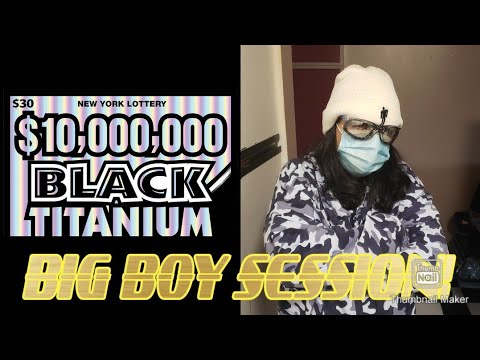 $30 BIG BOY BLACK TITANIUM NEW YORK LOTTERY INSTANT WIN ...