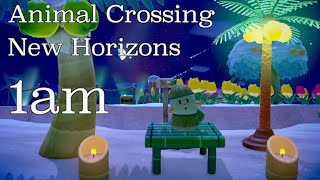 Video thumbnail of "Animal Crossing New Horizons 1am (Relaxing Music) + Shooting Stars"