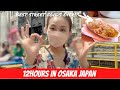 12 HOURS in OSAKA |Eat street foods | Osaka Tourist Guide Video | DORMY INN OSAKA