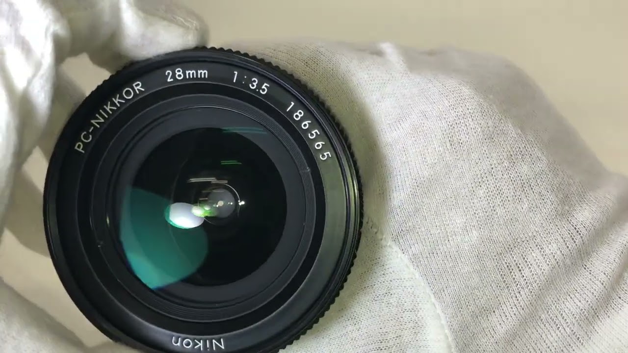 Nikon PC Nikkor 28mm F3.5の動作検品 - YouTube