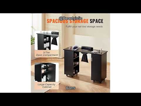 VEVOR Manicure Nail Table Review: Does This Mobile Station Really Deliver?