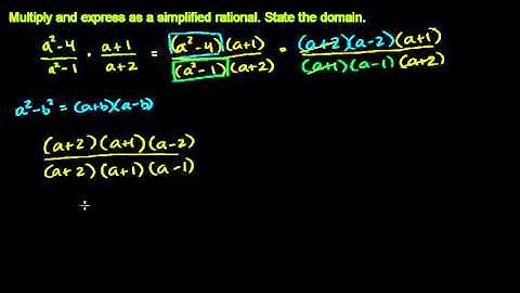 Multiplying and dividing rational expressions 2