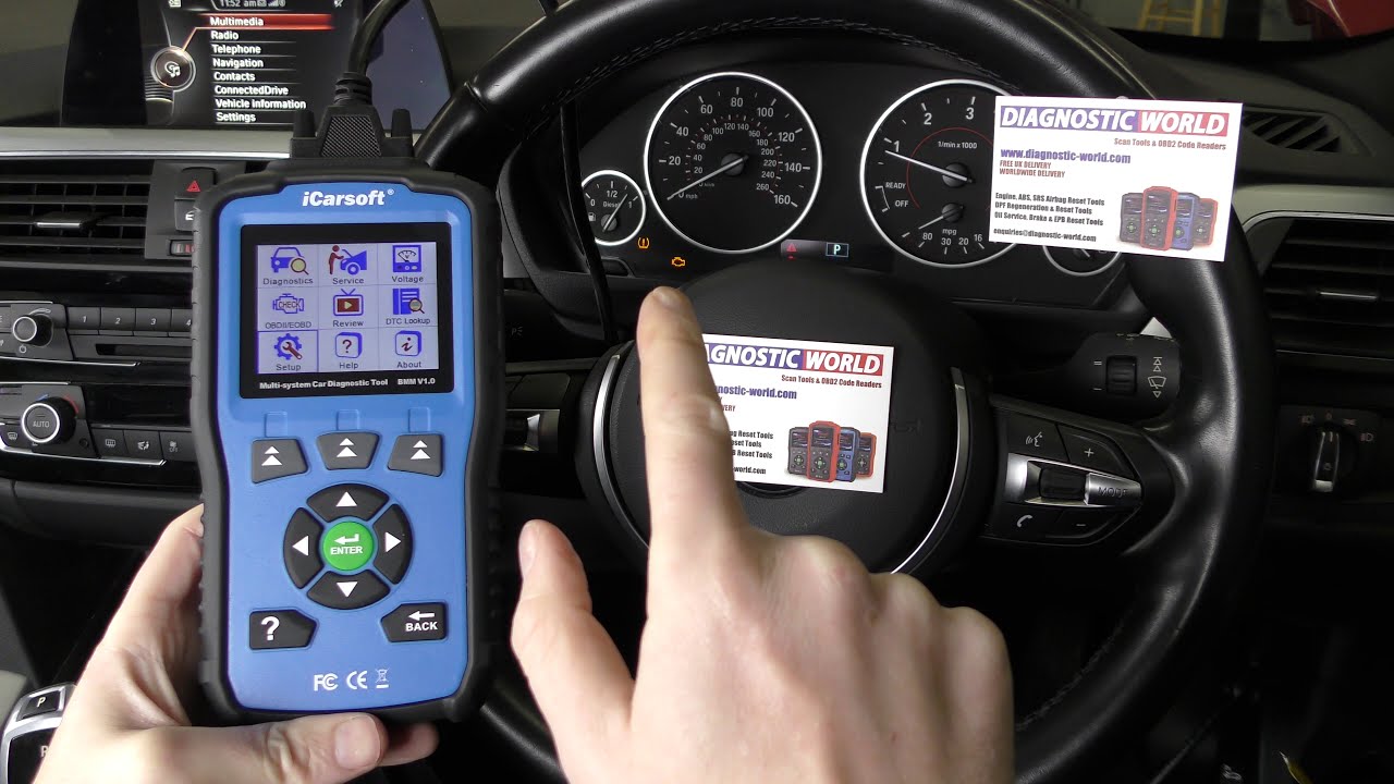 Cost Effective BMW Check Engine Light Warning Reset with Using iCarsoft BMM V1.0