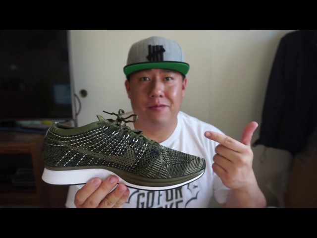 Flyknit Racer Rough Green w/ ON FEET!!!! - YouTube