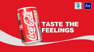 Coca Cola Product Animation | #3dsmax and #aftereffects tutorial
