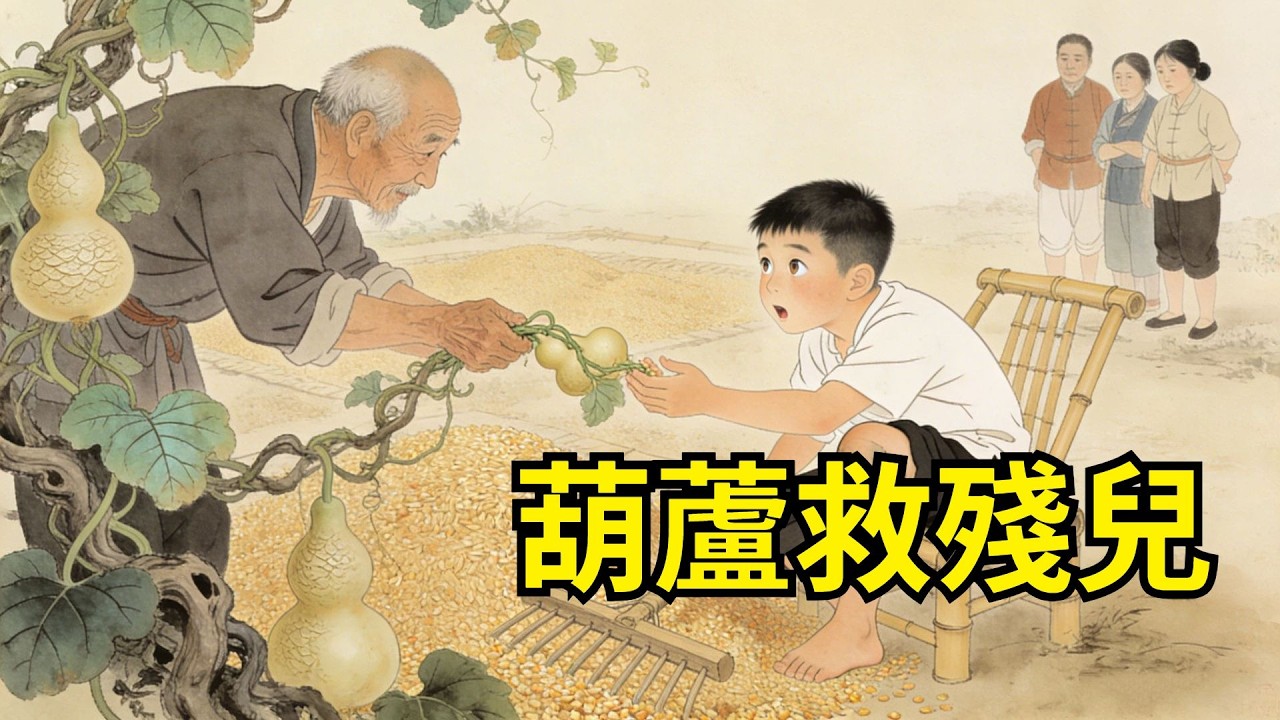 瘸腿兒子被家人視作廢人，只讓他看管曬谷場。他壹絲不茍，晴雨收放從無差錯。壹老農感其心誠，贈他幾株奇藤栽於場邊，誰料藤上結出的葫蘆，內藏治療腿疾的良方！【心事郵局】#民間故事#傳統故事#故事頻道#聽書