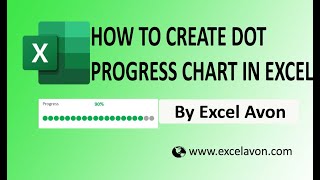 How to create Dot Progress chart in excel