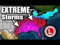 This Rare Spring Pattern Will bring Extreme Storms for Millions
